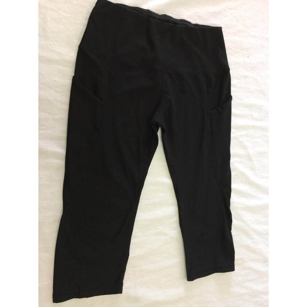 🍎🍎🍎 ODODOS WOMENS YOGA ATHLETIC CAPRIS PANTS SIZE L  🍎🍎🍎